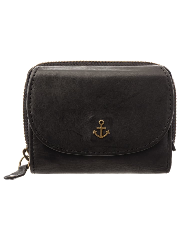 

Harbour 2nd SL.14503 Маленький кожаный кошелек Maeve в виде карточного футляра, вертикальный формат, цвет пепельный