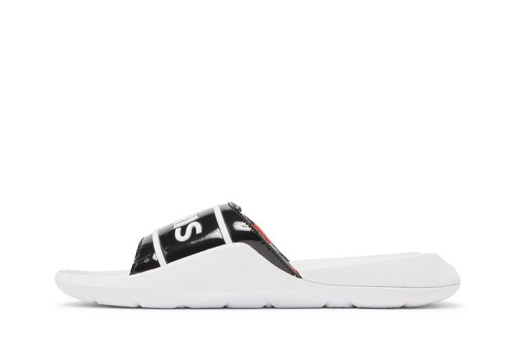 Сандалии Air Jordan Paris Saint-Germain x Jordan Hydro Slide 7 V2 'White Black', белый — фото 4