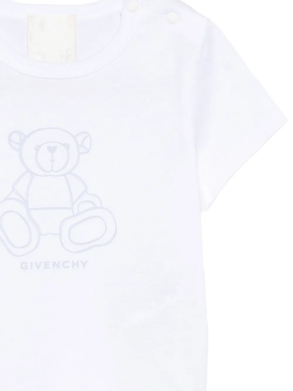 Комплект боди с принтом медведя Givenchy Kids, белый — фото 3