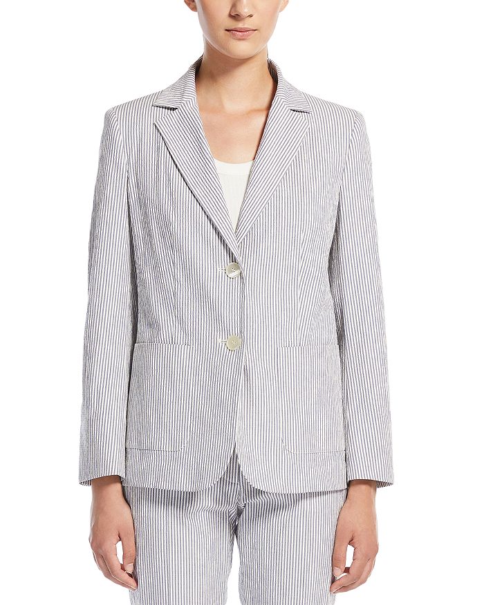 

Блейзер Weekend Aletta Seersucker Weekend Max Mara, синий