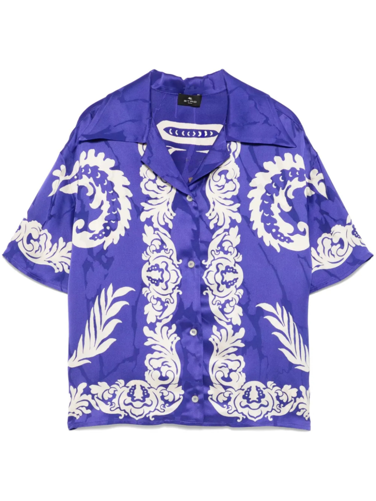 

ETRO рубашка с цветочным принтом, синий