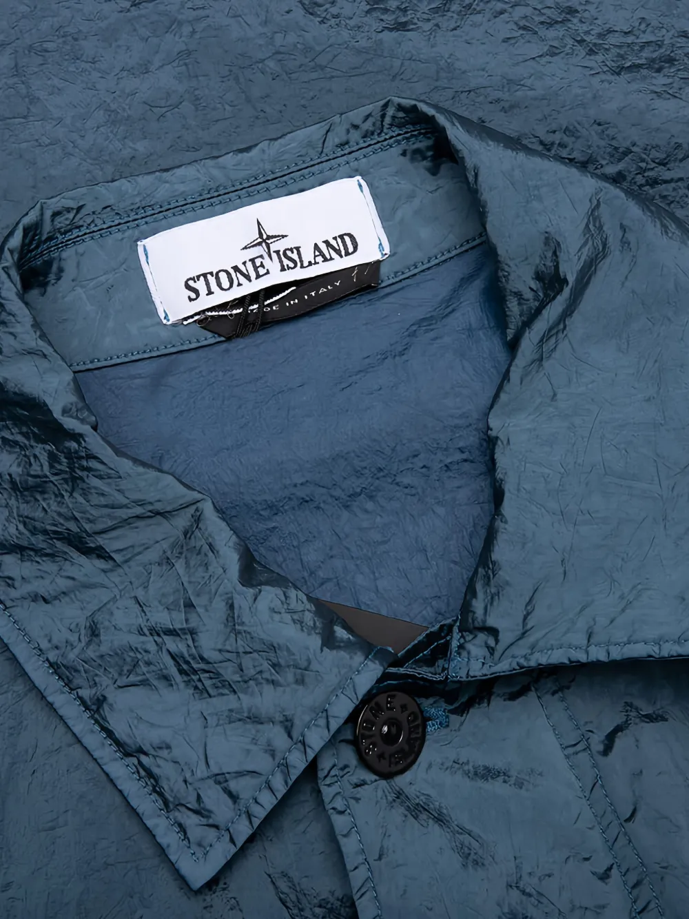 Куртка со значком компаса Stone Island, синий — фото 4