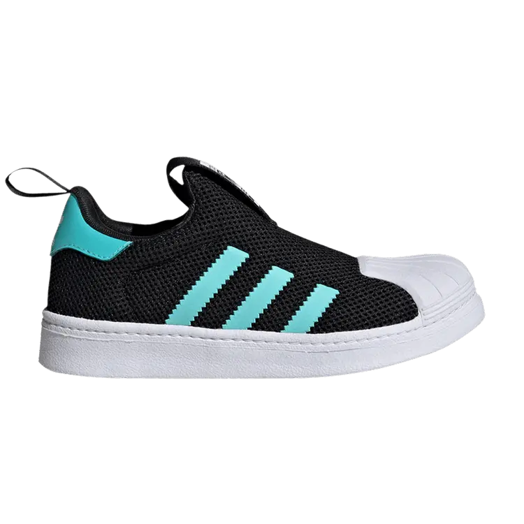 

Кроссовки adidas Superstar 360 C Core Black Flash Aqua, черный
