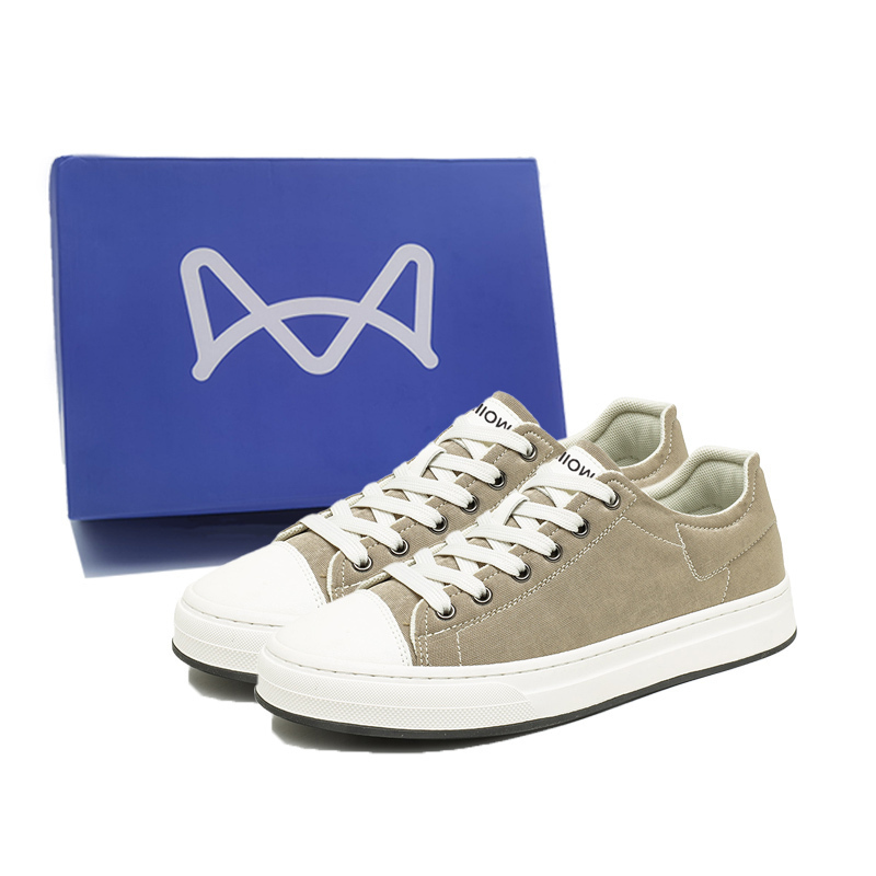 

MIIOW Мужские кеды на полотняной подошве с низким верхом - хаки, цвет Khaki[Box]