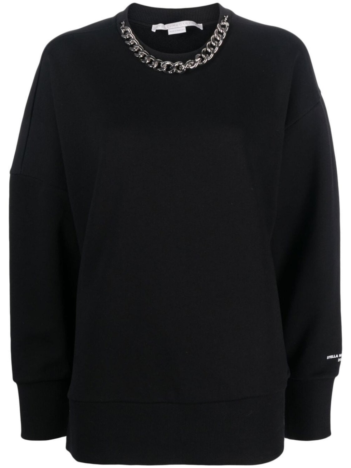 

Толстовка с цепочным декором Stella McCartney, черный