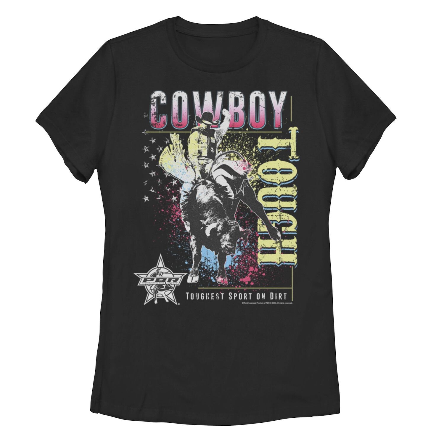 

Футболка Professional Bull Riders Cowboy Tough Fireworks для юниоров с рисунком Licensed Character