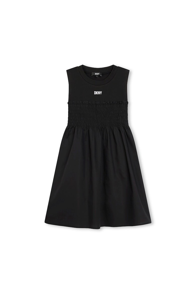 Платье без рукавов с вырезом Dkny, черный