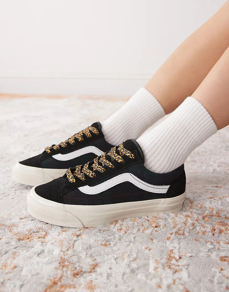 Кеды Vans Premium old skool 36 в черном цвете