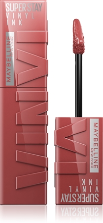 

Стойкая жидкая помада MAYBELLINE NEW YORK SuperStay Vinyl Ink, 115 PEPPY 4,2 ml