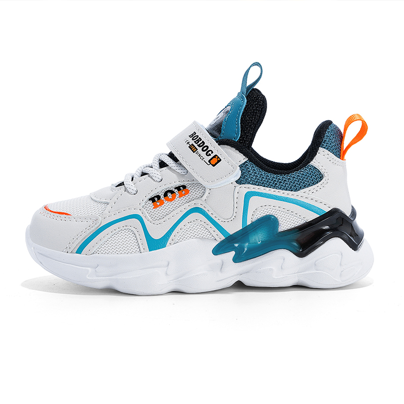 

Нескользящие и износостойкие дышащие низкие повседневные кроссовки для детей FIRS Kids, бежевый/серый/оранжевый