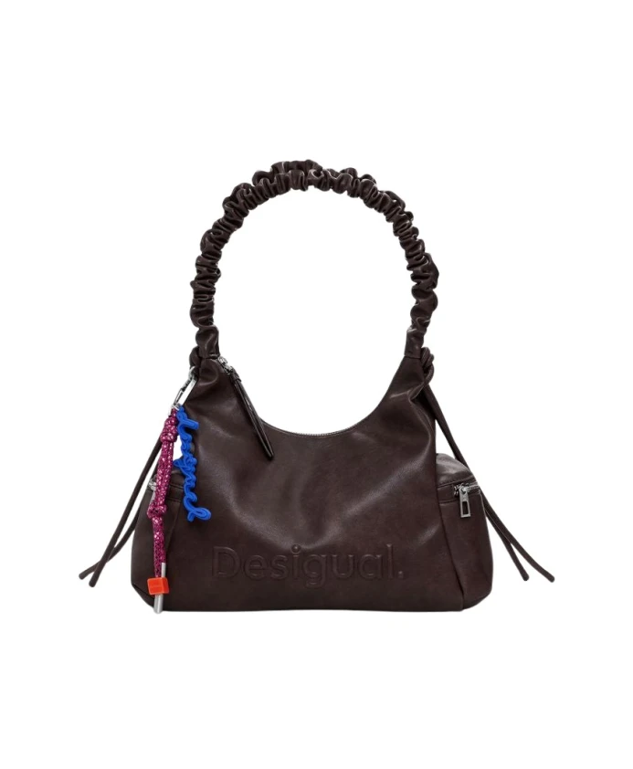 

Коричневая женская сумка Montville с половинным логотипом Desigual, коричневый