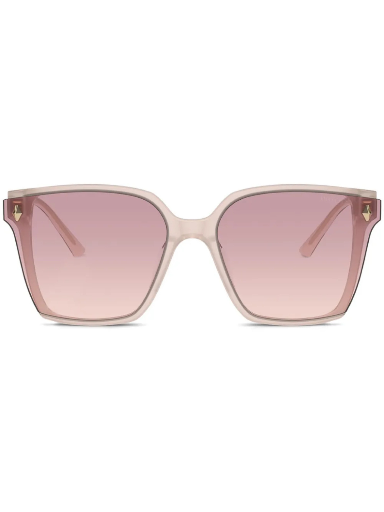 

Jimmy Choo Eyewear солнцезащитные очки с заклепками, розовый