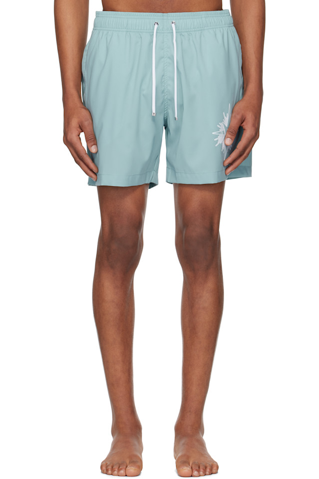 

Шорты для плавания Starburst Amiri, синий