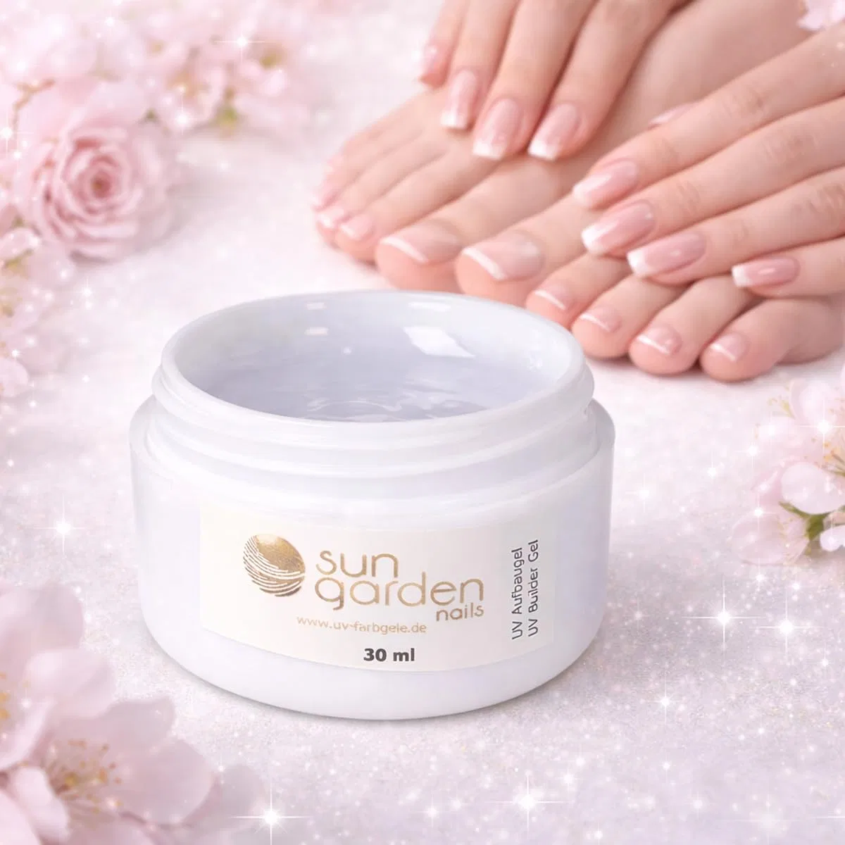 Прозрачный гель для наращивания ногтей «Builder Gel Clear» от Sun Garden Nails Sun Garden Nails — фото 3