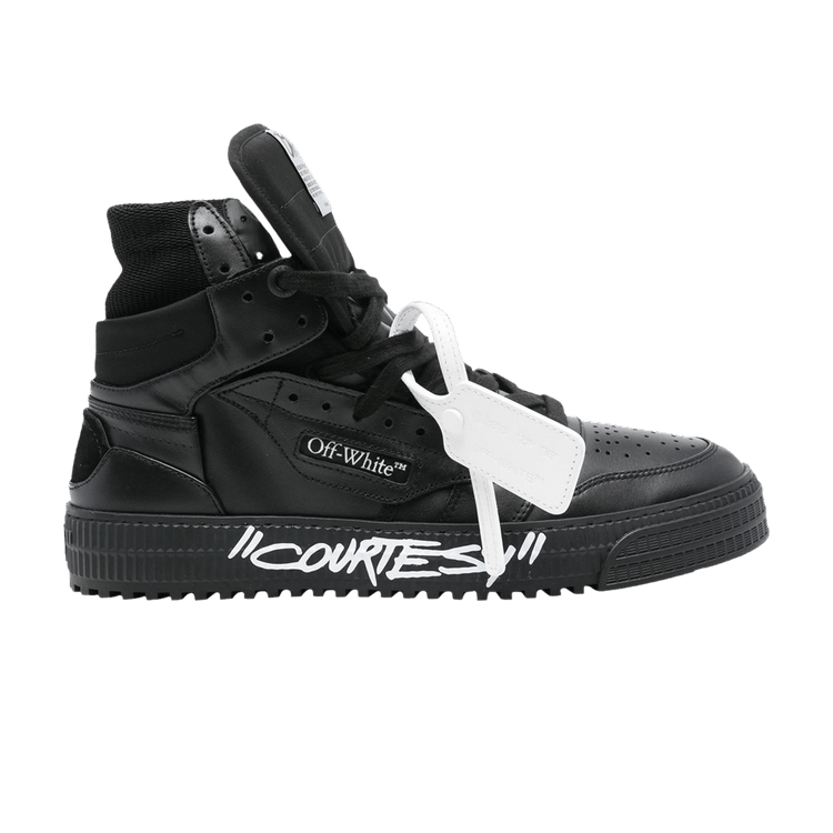

Кроссовки Off-White Off-Court 3.0 High 'Courtesy - Black White', черный