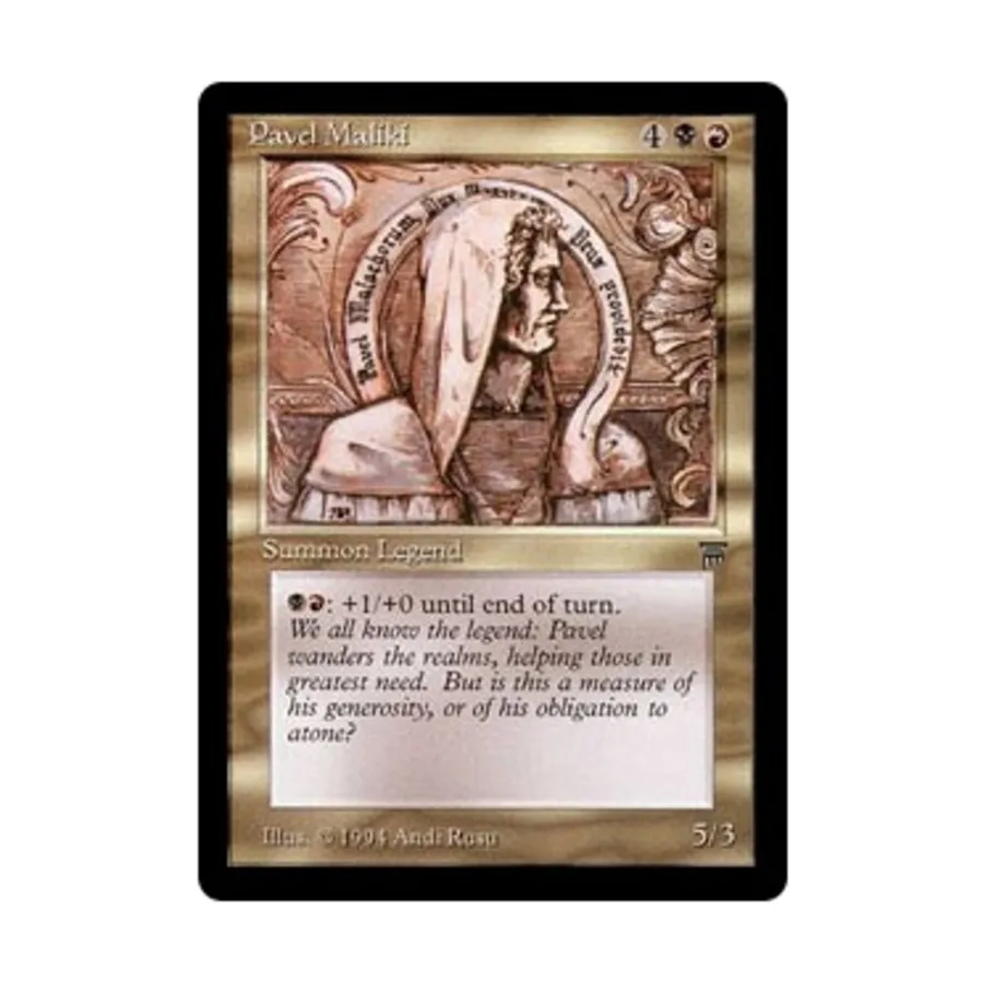 

CCG Павел Малики (итальянец) (Ю), MTG - Foreign - Legends (Italian)