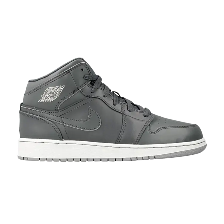 

Кроссовки Air Jordan 1 Retro Mid GS 'Cool Grey Wolf Grey', серый