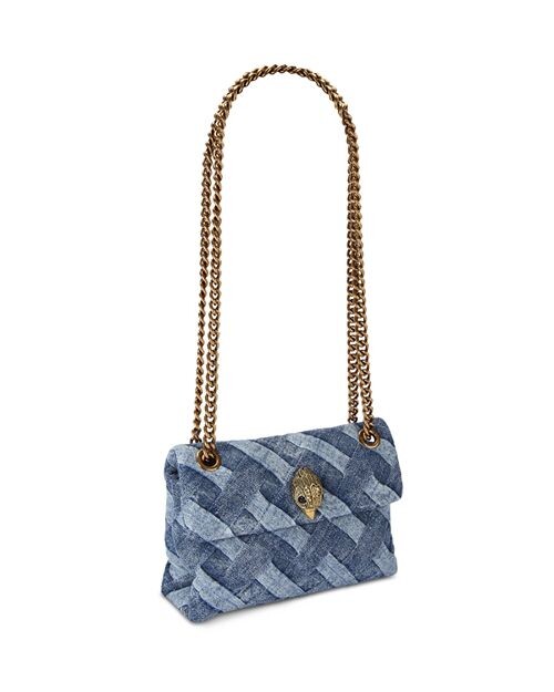 Миниатюрная мягкая сумка Kensington KURT GEIGER LONDON, цвет Blue — фото 3