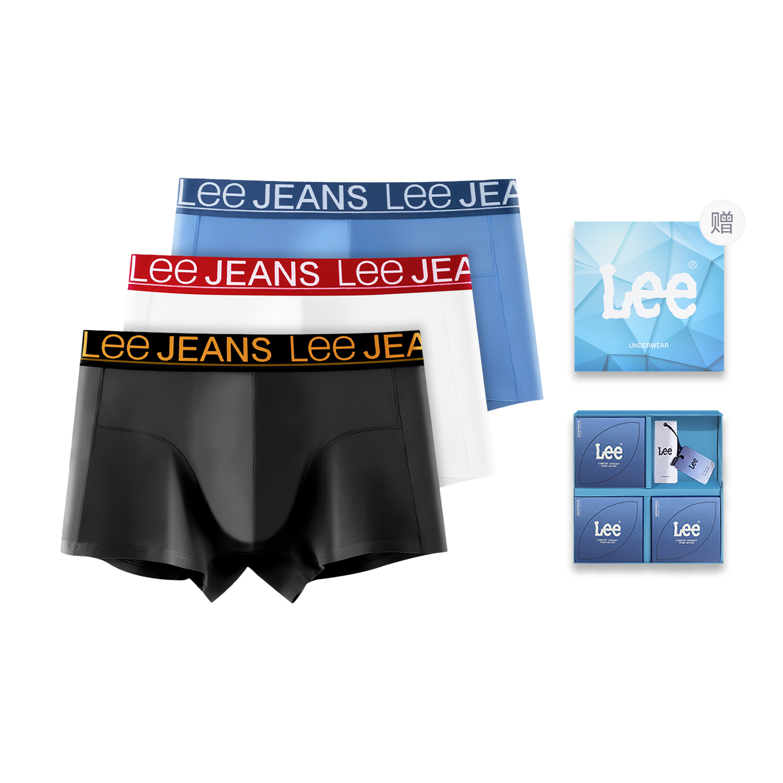 

Sunset 4.0 трусы мужские подарочный набор комбинация Lee, синий