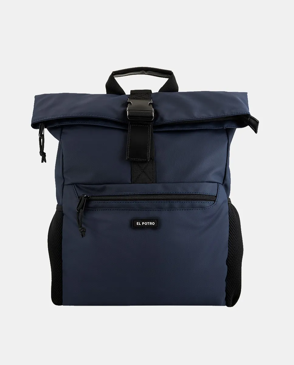 

Мужской рюкзак с клапаном и застежкой-молнией El Potro, синий