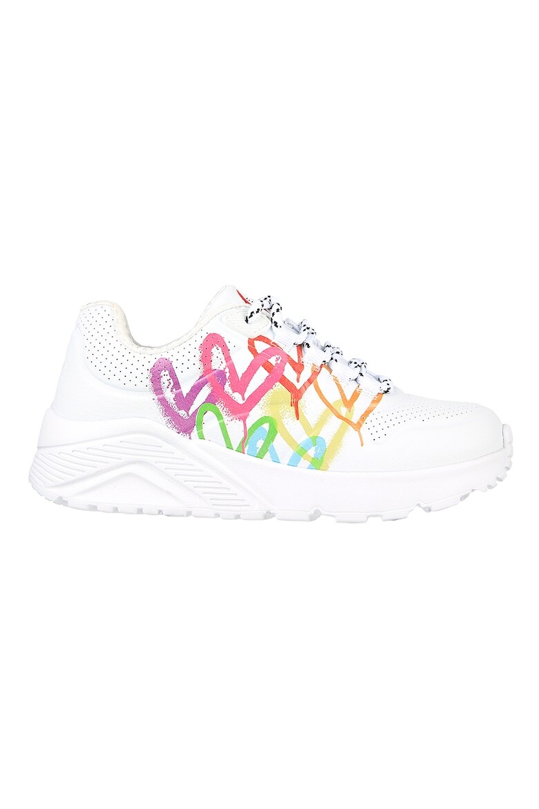 

Туфли с рисунком Uno Lite Love Brig Skechers, белый