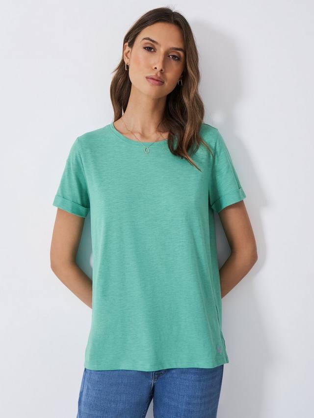 

Футболка с круглым вырезом slub Crew Clothing, цвет Light Green