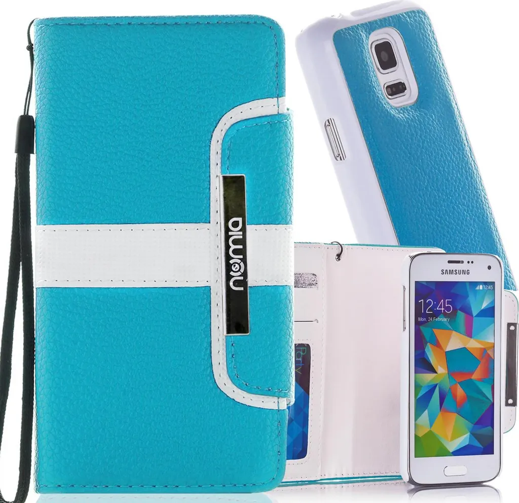 

Чехол для Samsung Galaxy S4 (i9500) Numia Bookstyle 2 в 1 Бирюзово-Белый