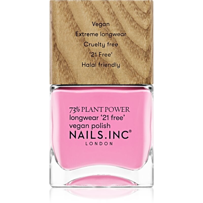 

Компания Nails Inc. Vegan Nail Polish стойкий лак для ногтей оттенка Detox On Repeat 14 мл Inna Marka