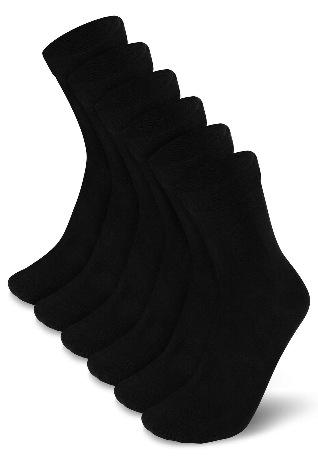 

Носки HEALTHY BAMBOO COMFORT MID CUT 6 PACK Normani, черный