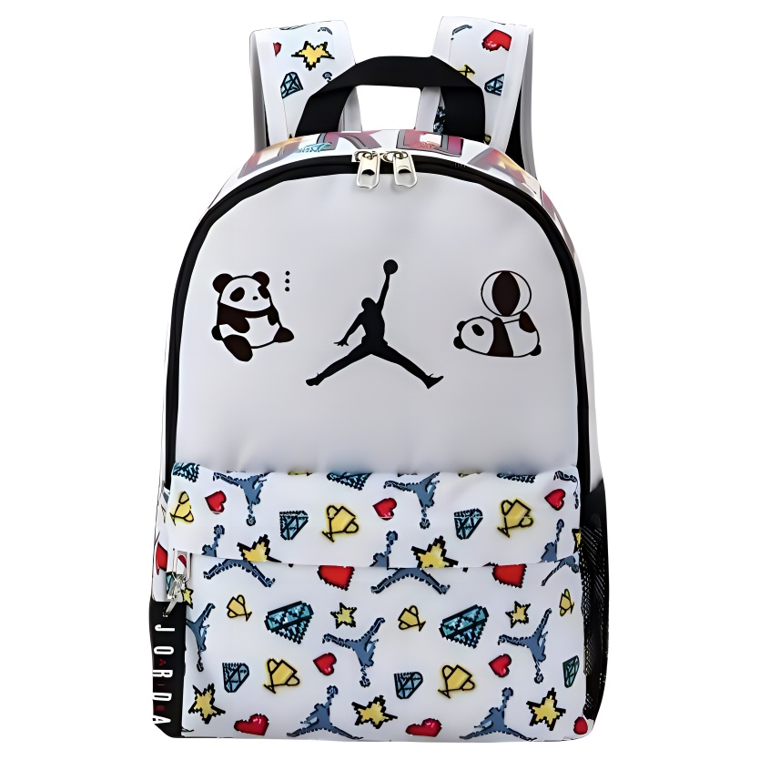 

Jordan Полиэстеровый рюкзак женский белый, 2 Pack Panda