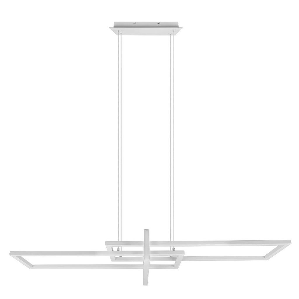 

Подвесной светодиодный светильник, матовый белый, диммер, H 150 см etc-shop