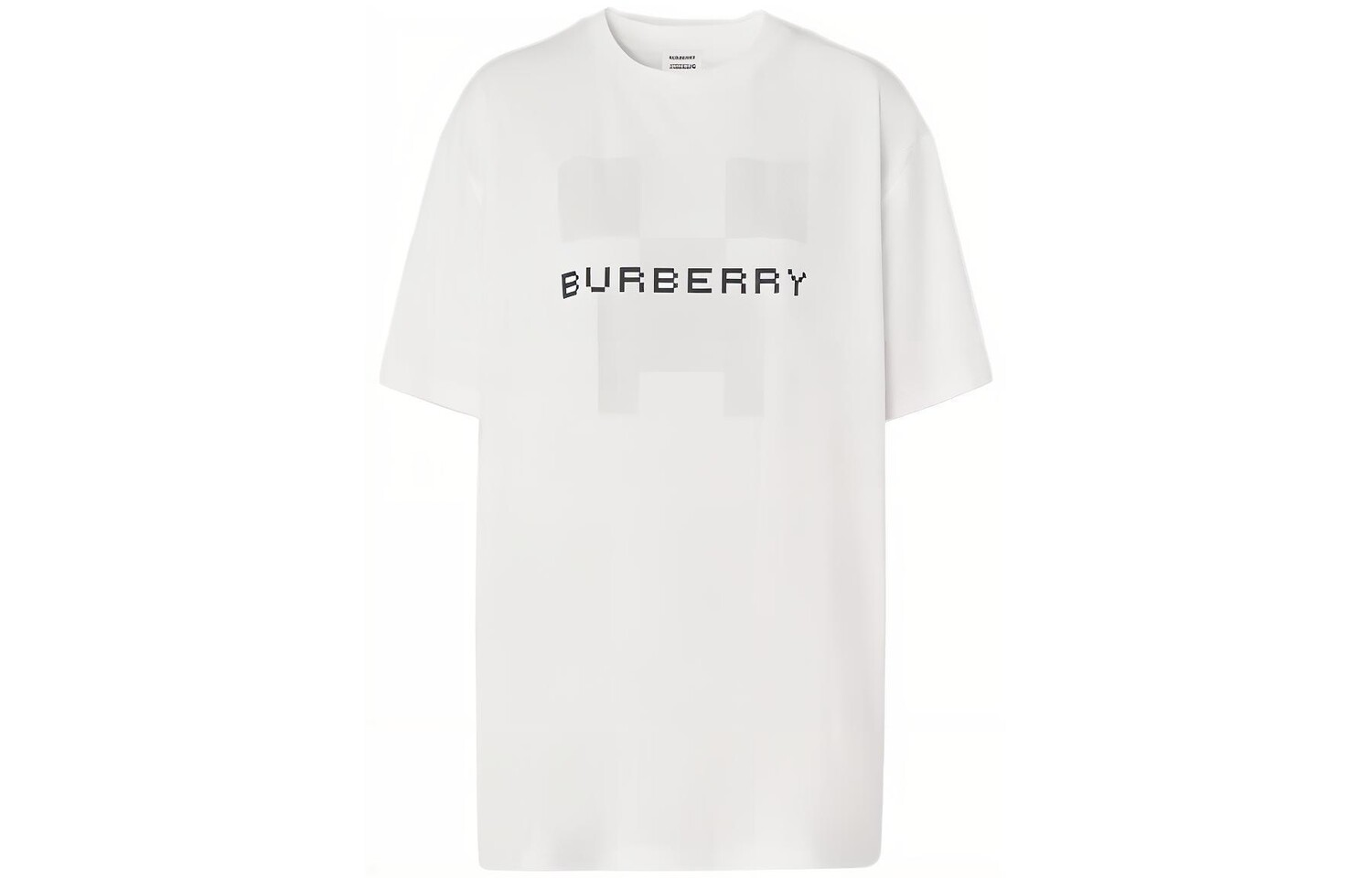 

Футболка женская Burberry с принтом логотипа, белый