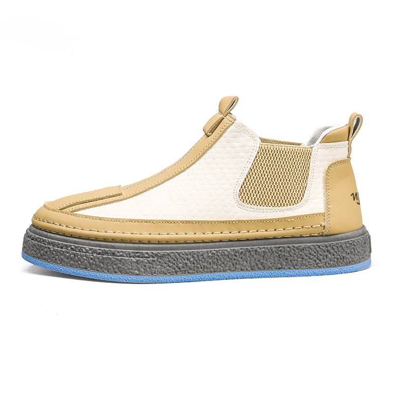

NANJIREN Коричневые замшевые челси, цвет Beige Khaki