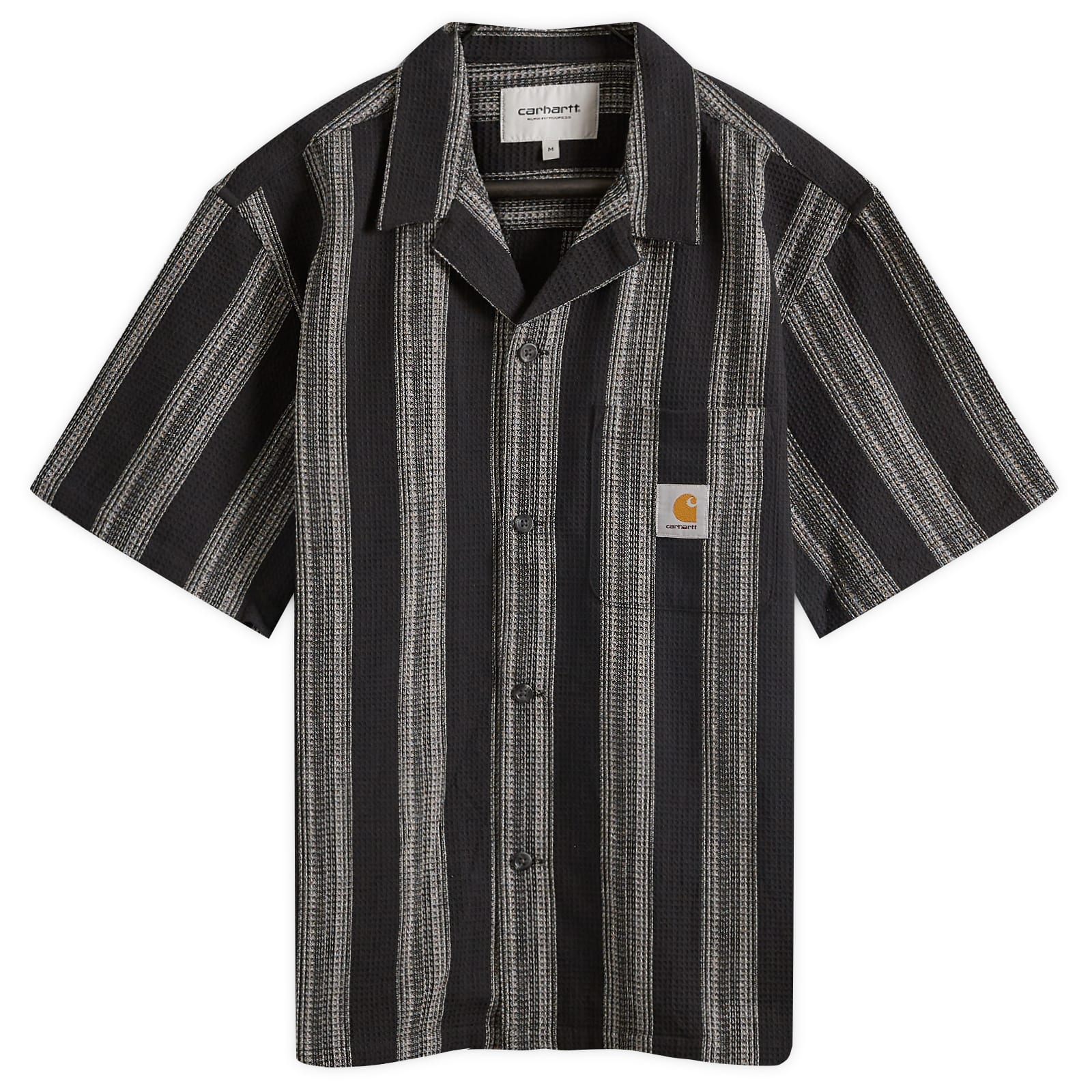 

Рубашка с коротким рукавом Carhartt Wip Dodson Short Sleeve Shirt, цвет Dodson Stripe Black