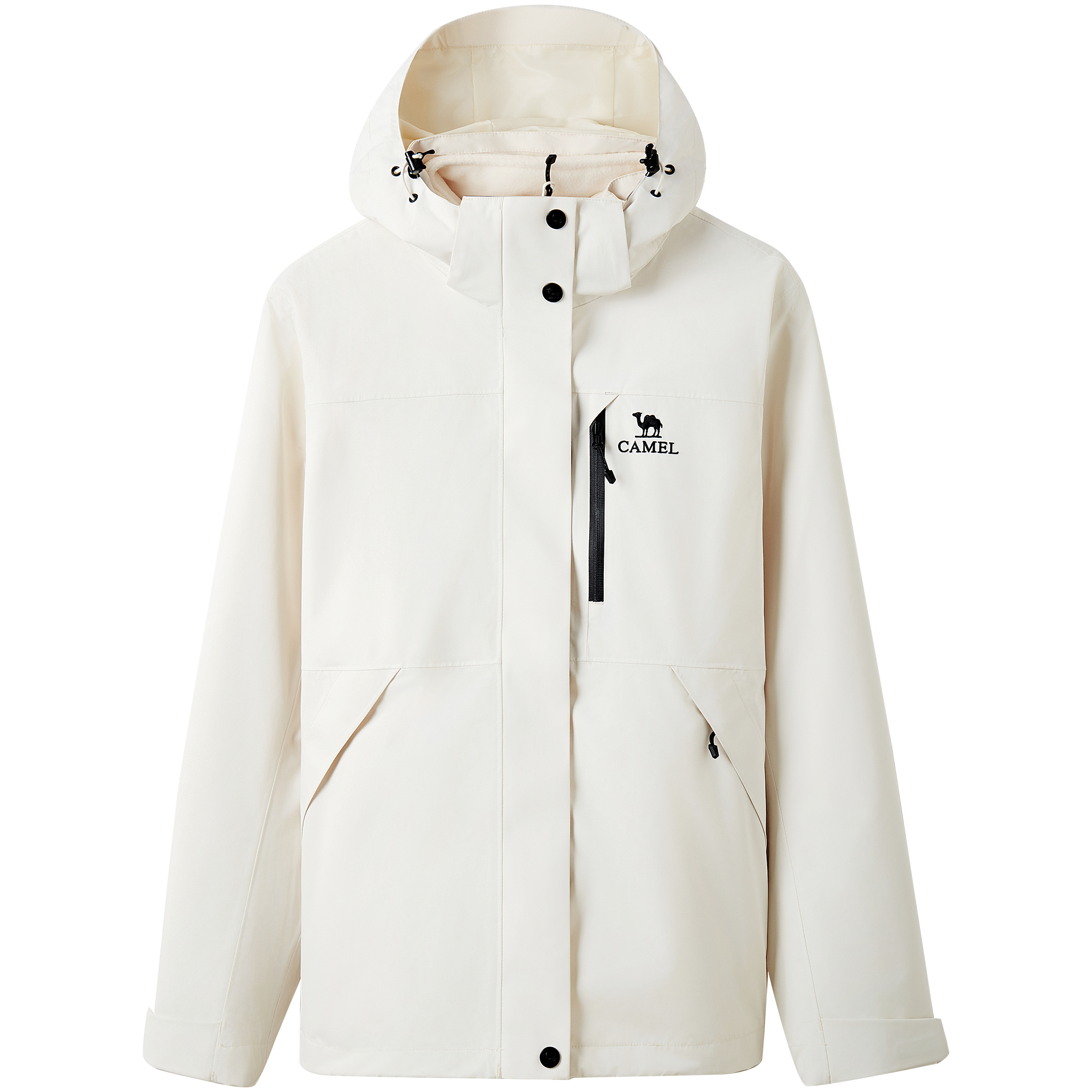 

Куртка-ветровка All weather от QIELIANMINGKUAN для женщин CAMEL, warm белый