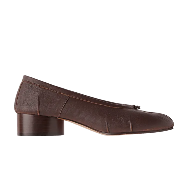 Кроссовки Maison Margiela Maison Margiela Wmns Tabi New Ballerina 'Artisanal Vintage Effect - Moka', коричневый