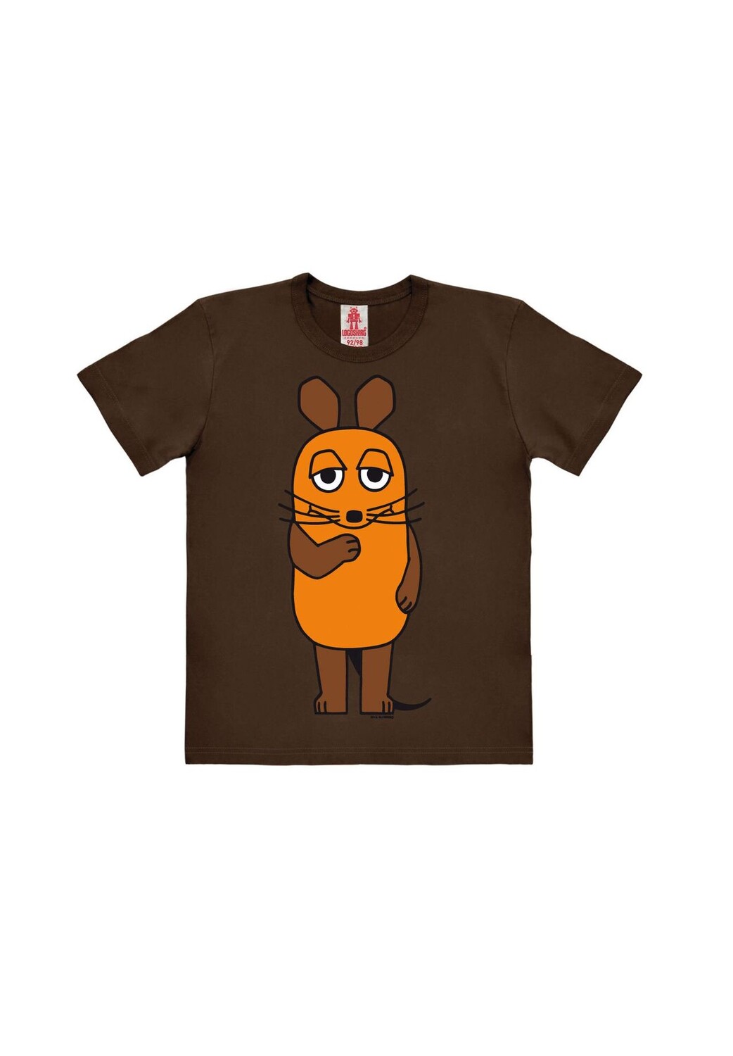 

Футболка Organic Kids Шоу с Мышкой - Мышь LOGOSHIRT, цвет Mustang Brown