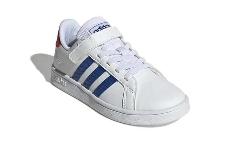 Кроссовки Adidas Grand Court Little Kid 'White Royal Blue' — фото 3