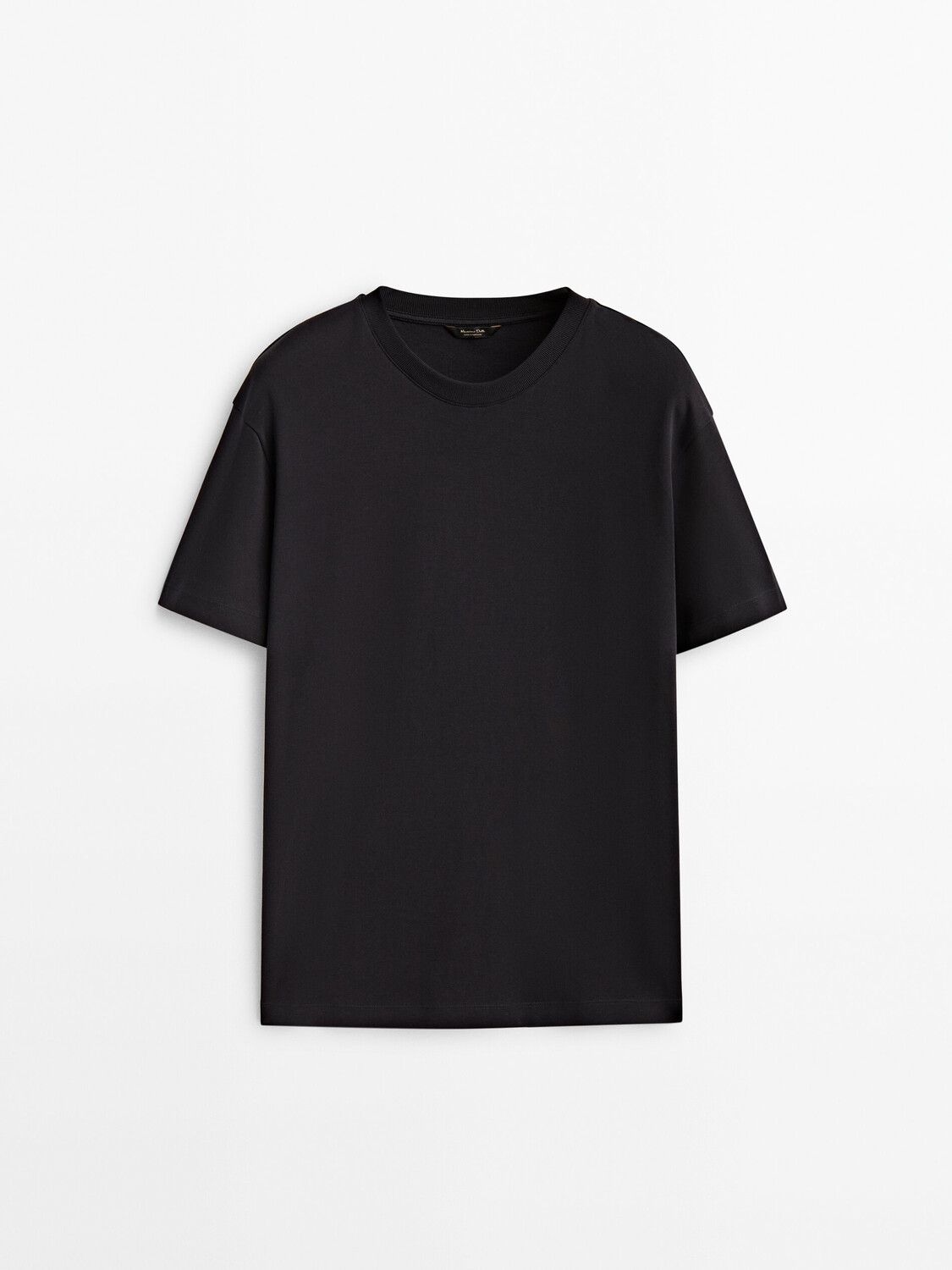 

Футболка с короткими рукавами и круглым вырезом Massimo Dutti, синий