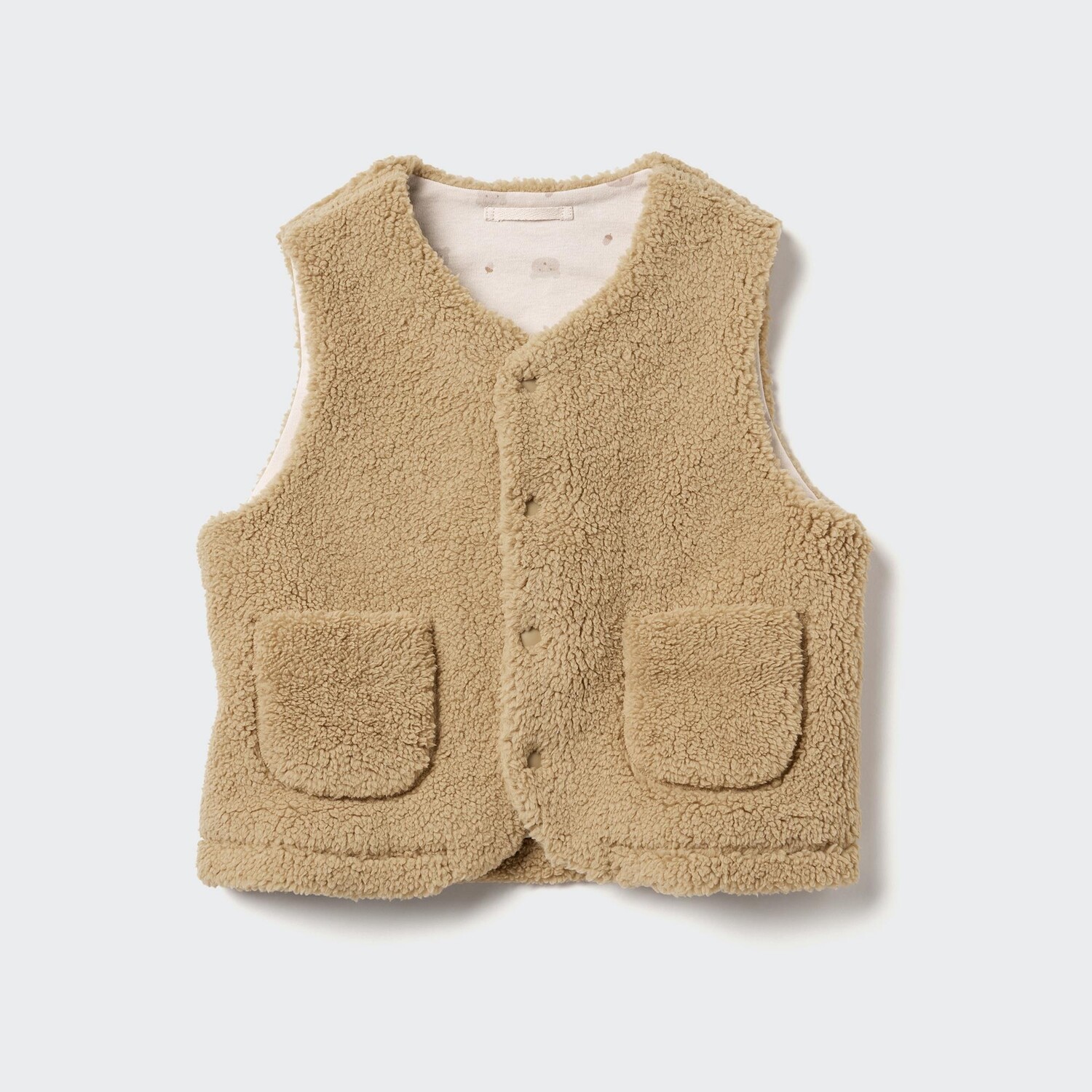 

Жилет флисовый UNIQLO, коричневый