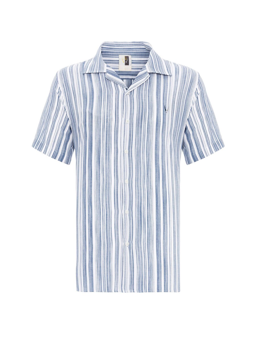

Рубашка обычного кроя на пуговицах By Diess Collection, цвет Blue/White