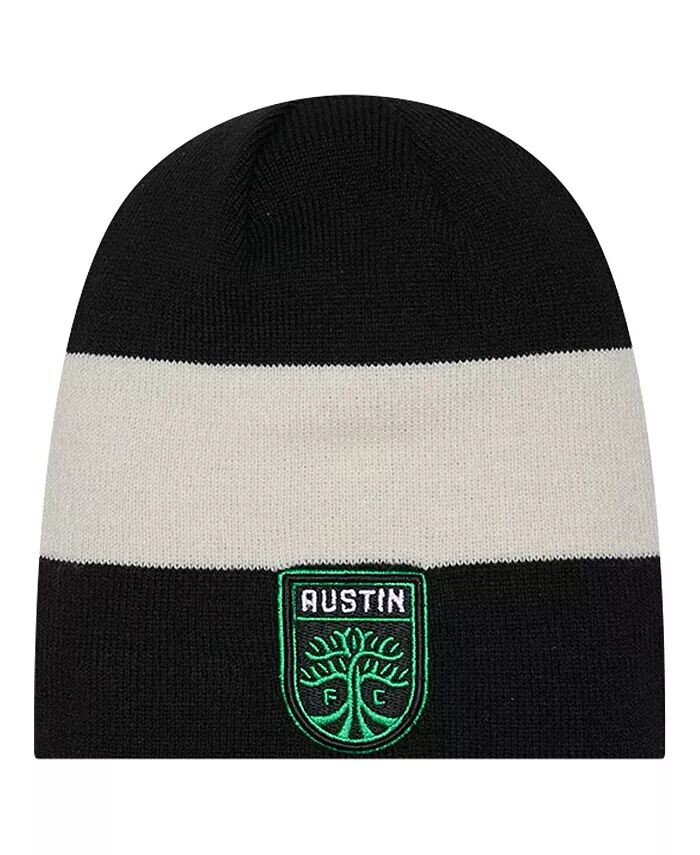 

Мужская черная вязаная шапка Austin FC 2024 Kick Off Collection New Era