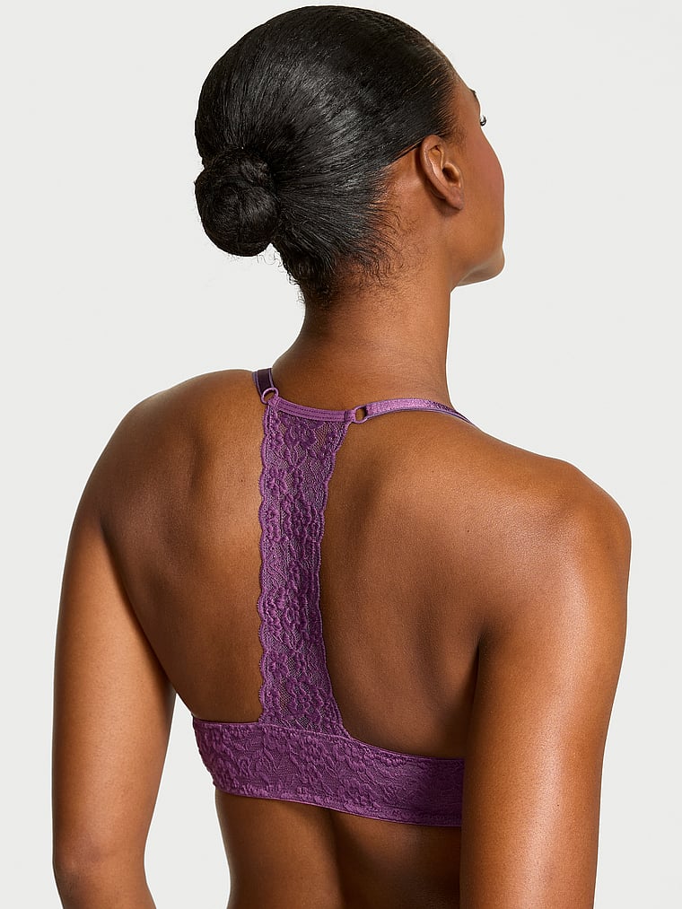 Бюстгальтер Victoria's Secret Sexy Tee Smooth Lacie Push-Up, фиолетовый — фото 2