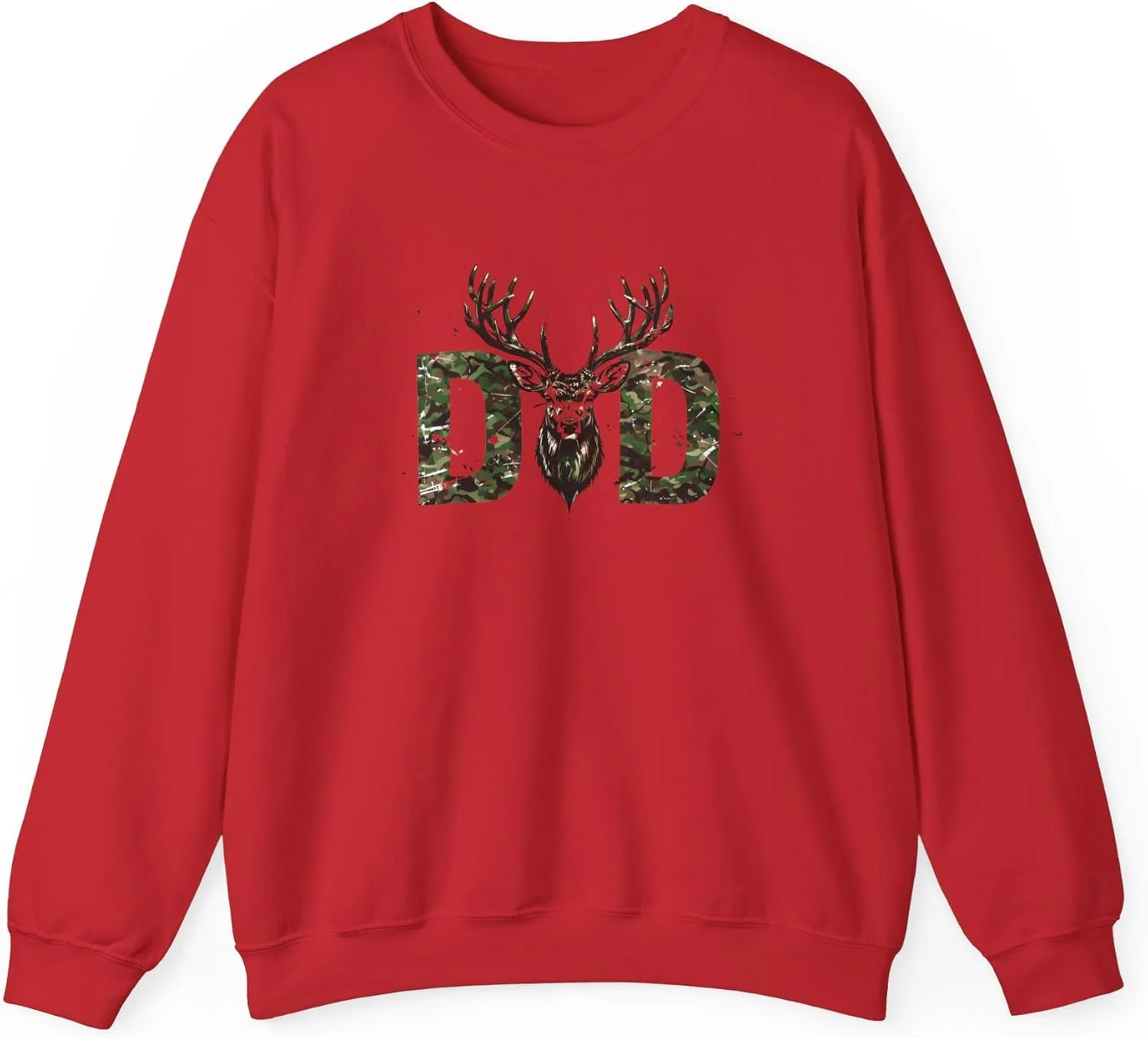 

Толстовка Camo Crewneck с принтом оленьих рогов