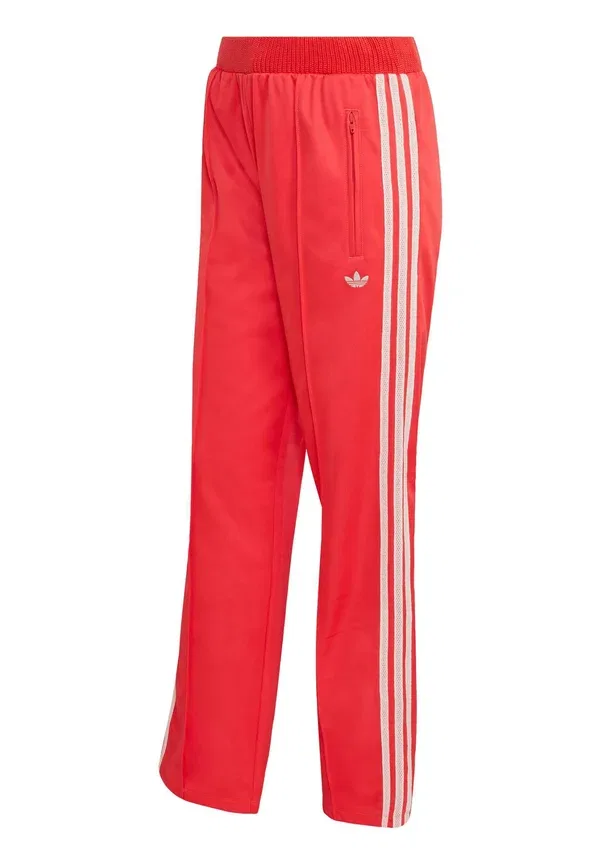 Толстовка спортивная Adidas Originals Firebird with knitted details, полупрозрачный красный — фото 3