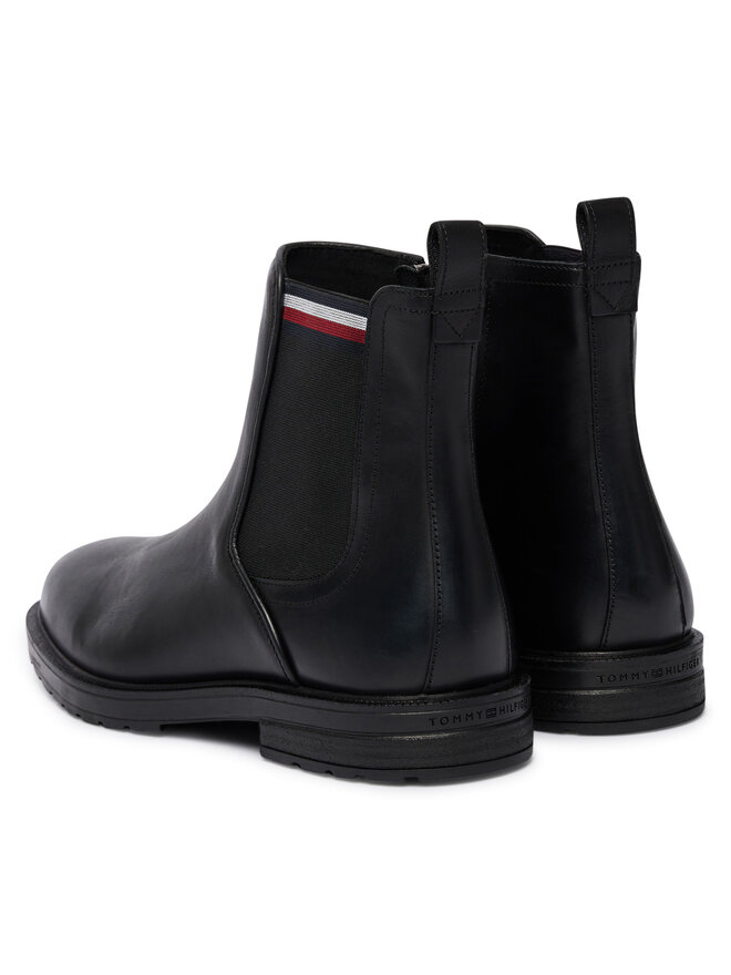 Ботильоны Cleated Hilifger W FM0FM05728 Tommy Hilfiger, черный — фото 3