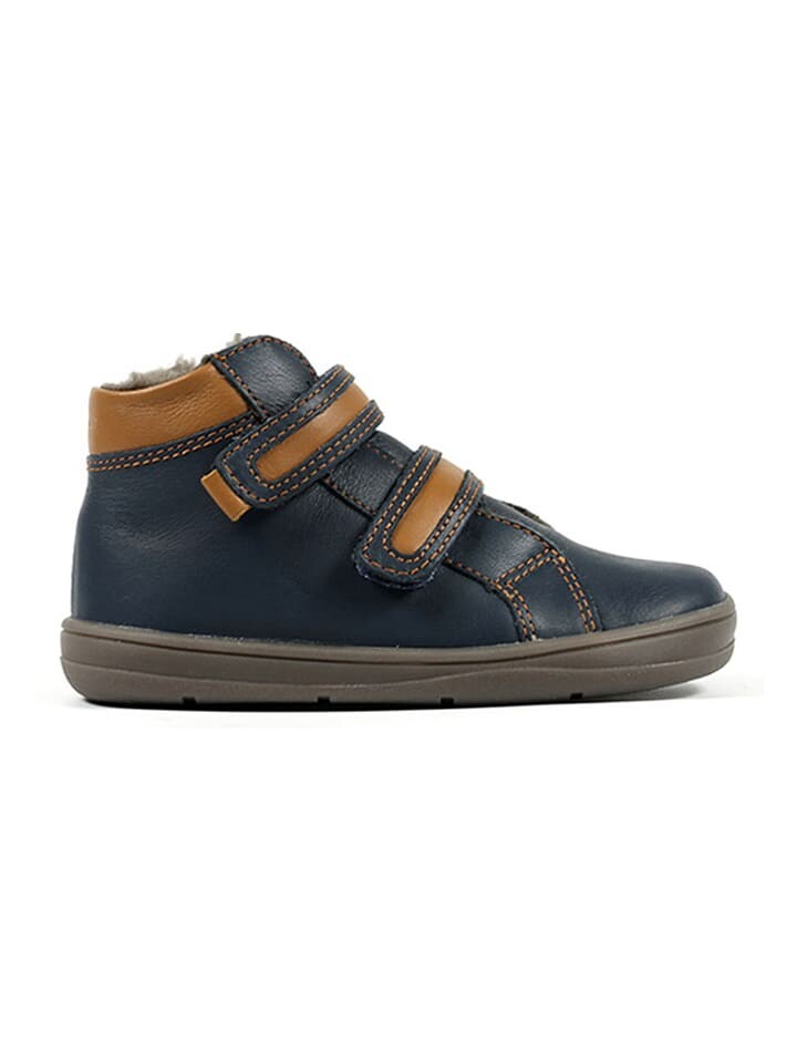 

Высокие кроссовки Richter Shoes Leder-Barfußschuhe Dash, темно-синий