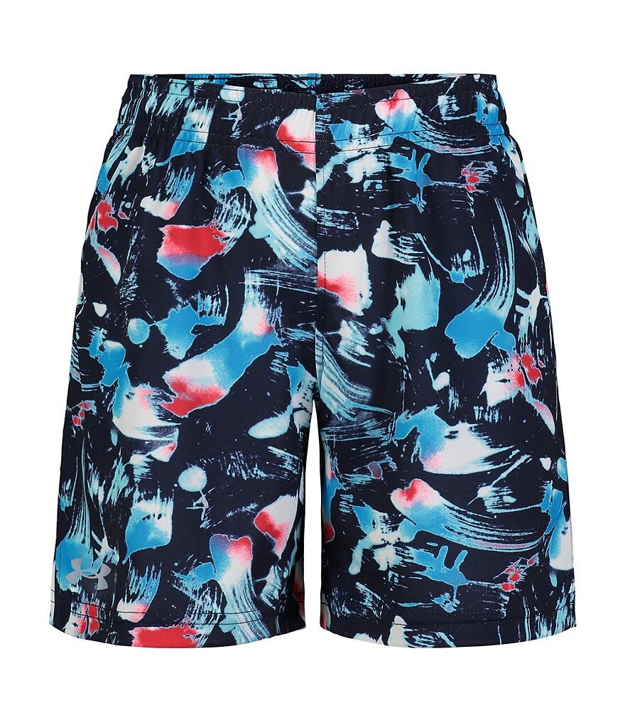 

Шорты Under Armour Little Boys 2T-7 с принтом Boost Brush Strokes, синий