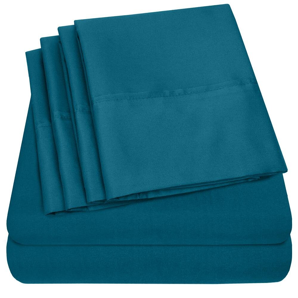

Sweet Home Collection Набор простыней из микрофибры плотностью 1500 нитей, цвет Teal