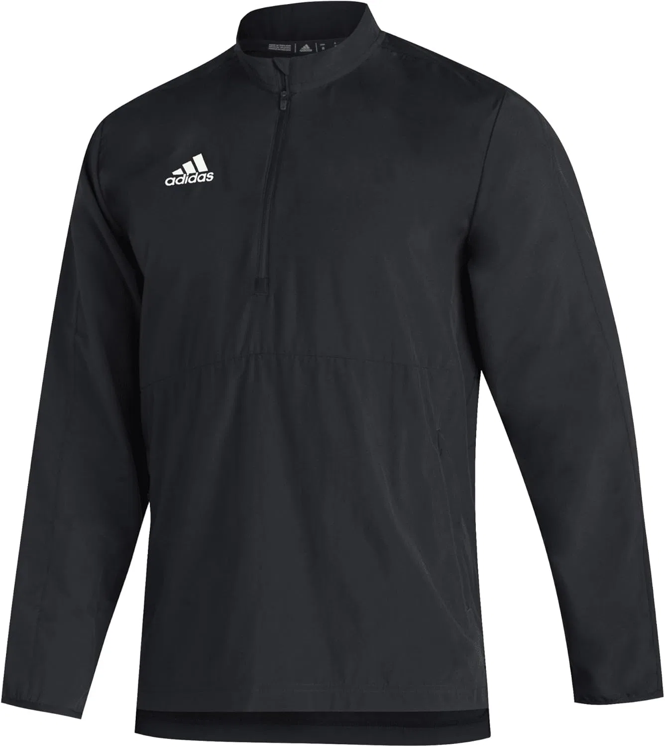 Мужская толстовка Adidas Club Quarter Zip Golf Pullover, черно-белый